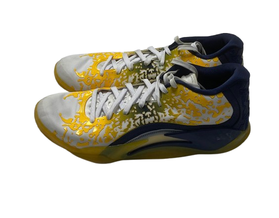 Jaelin Llewellyn Michigan Basketball Player Exclusive "Zion 3" Shoes (Size 12)