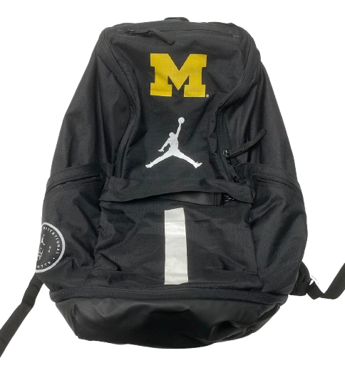 Jaelin Llewellyn Michigan Basketball Player Exclusive "2022 Jumpman Invitational"  *INAUGURAL TOURNAMENT* Backpack *RARE*
