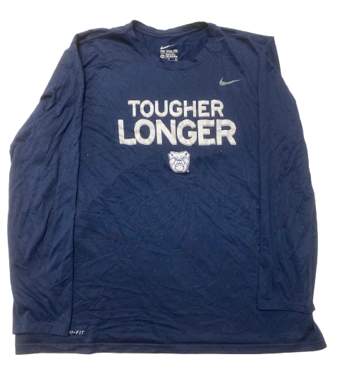 Bryce Nze Butler Basketball Player Exclusive "TOUGHER LONGER" Long Sleeve Shirt (Size XXL)