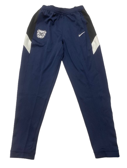 Bryce Nze Butler Basketball Player Exclusive Pre-Game Warm-Up Snap-Off Sweatpants (Size XLT)