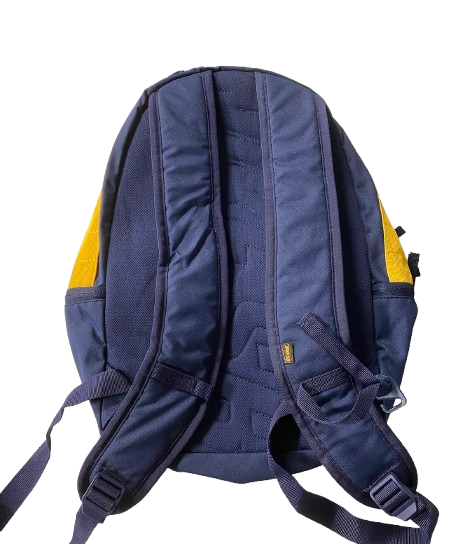 Chuck Filiaga Michigan Football Team Issued Backpack with Player Travel Tag