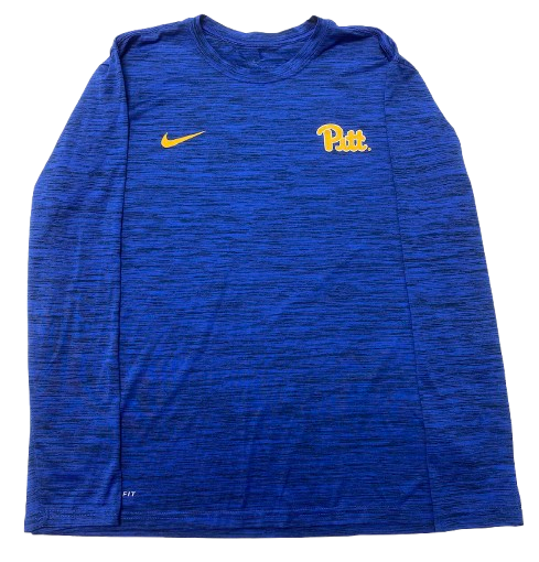 Ithiel Horton Pittsburgh Basketball Team Issued Long Sleeve Shirt (Size L)