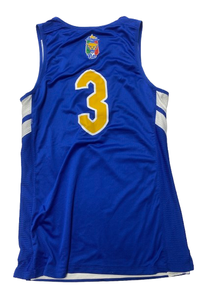 Ithiel Horton Pittsburgh Basketball 2019 Italy Summer Trip Game Jersey with Specialty Logo (Size LT)