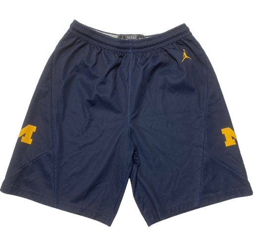 Jaelin Llewellyn Michigan Basketball Player Exclusive Practice Shorts (Size M)