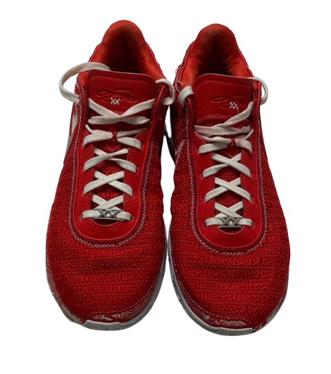 Eugene Brown III Ohio State Basketball Player Exclusive "LeBron 20" Shoes (Size 12.5)
