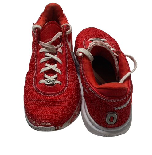 Eugene Brown III Ohio State Basketball Player Exclusive "LeBron 20" Shoes (Size 12.5)