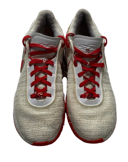 Eugene Brown III Ohio State Basketball Player Exclusive "LeBron 20" Shoes (Size 12.5)