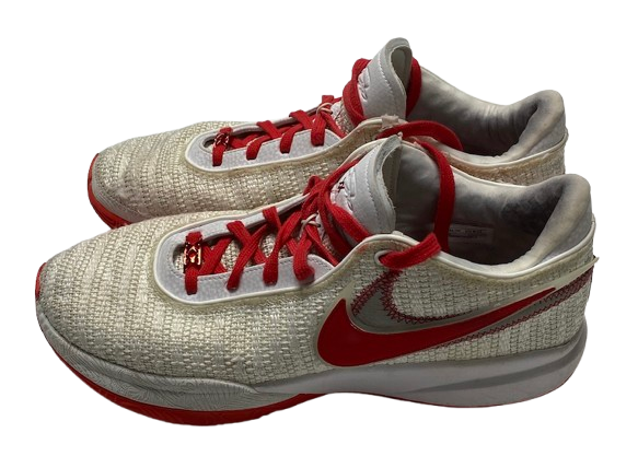 Eugene Brown III Ohio State Basketball Player Exclusive "LeBron 20" Shoes (Size 12.5)