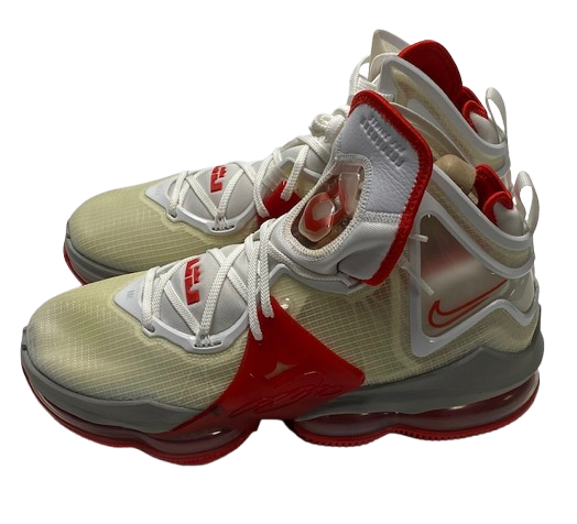 Eugene Brown III Ohio State Basketball Player Exclusive "LeBron 19" Shoes (Size 12.5)