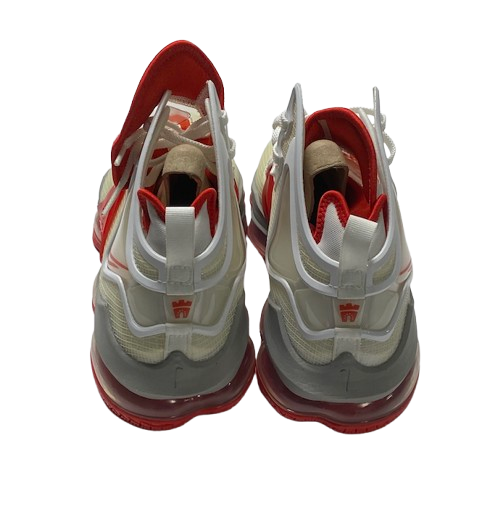 Eugene Brown III Ohio State Basketball Player Exclusive "LeBron 19" Shoes (Size 12.5)