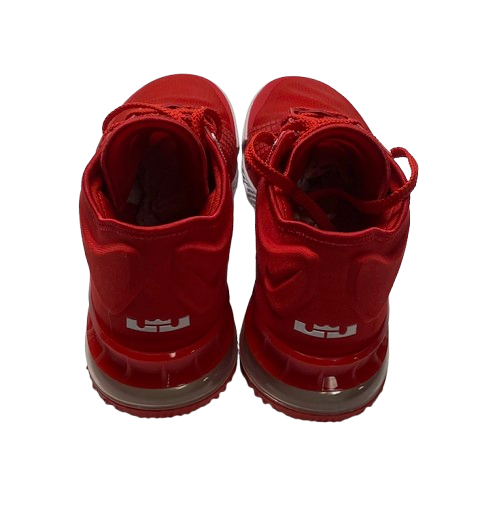 Eugene Brown III Ohio State Basketball Player Exclusive "LeBron 18 Low" Shoes (Size 12.5)