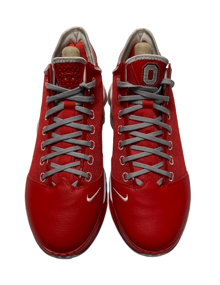 Eugene Brown III Ohio State Basketball Player Exclusive "LeBron 19 Low" Shoes (Size 12.5)