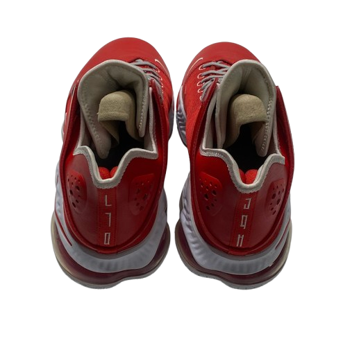 Eugene Brown III Ohio State Basketball Player Exclusive "LeBron 19 Low" Shoes (Size 12.5)