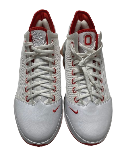 Eugene Brown III Ohio State Basketball Player Exclusive "LeBron 19 Low" Shoes (Size 12.5)