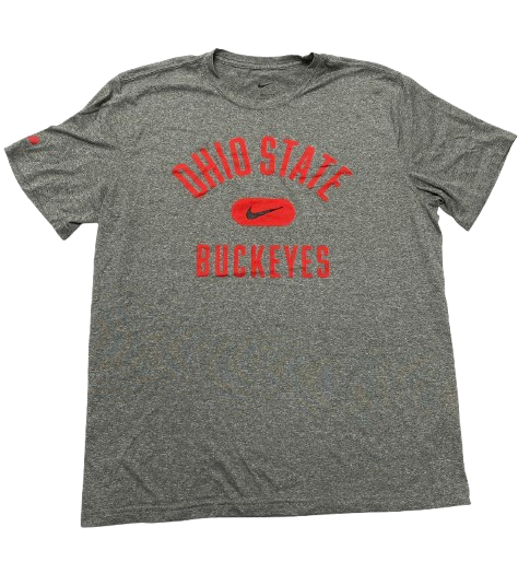 Eugene Brown III Ohio State Basketball Player Exclusive Workout Shirt with LeBron Logo (Size L)