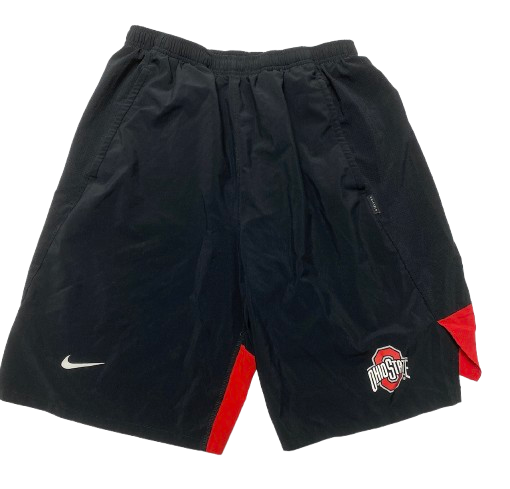 Eugene Brown III Ohio State Basketball Team Issued Workout Shorts (Size LT)