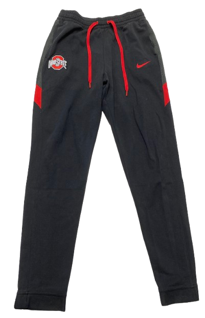 Eugene Brown III Ohio State Basketball Team Issued Sweatpants (Size LT)