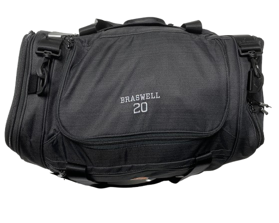 Robert Braswell IV Syracuse Basketball Player Exclusive Travel Duffel Bag with 