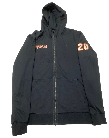 Robert Braswell IV Syracuse Basketball Player Exclusive "SYRACUSE SCRIPT" Jacket with 