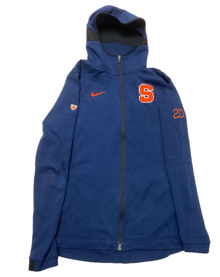 Robert Braswell IV Syracuse Basketball Player Exclusive Pre-Game Warm-Up Jacket with 