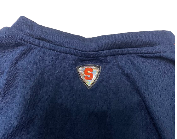 Robert Braswell IV Syracuse Basketball Player Exclusive Pre-Game Warm-Up Shooting Shirt (Size L)