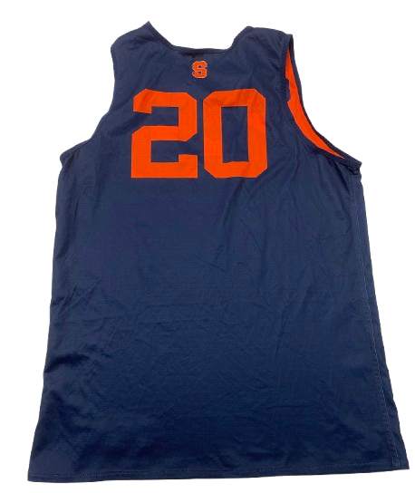 Robert Braswell IV Syracuse Basketball Player Exclusive Reversible Practice Jersey (Size L)
