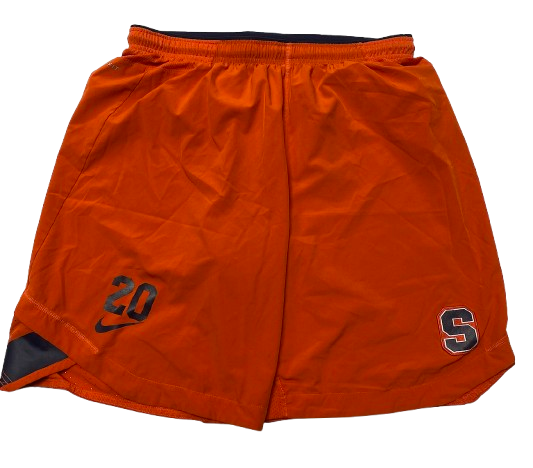 Robert Braswell IV Syracuse Basketball Player Exclusive Workout Shorts with 
