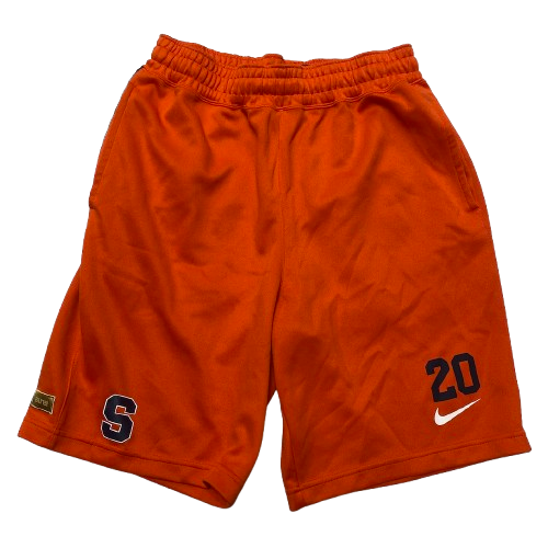 Robert Braswell IV Syracuse Basketball Player Exclusive Sweatshorts with 