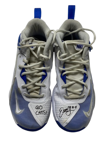 Emma Grome Kentucky Volleyball Player Exclusive Signed & Inscribed Game Worn Shoes (Size 7.5)