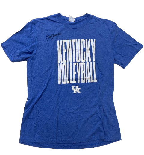Emma Grome Kentucky Volleyball SIGNED Player Exclusive Workout Shirt (Size M)