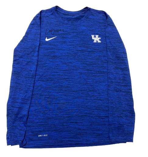Emma Grome Kentucky Volleyball SIGNED Team Issued Long Sleeve Shirt (Size S)