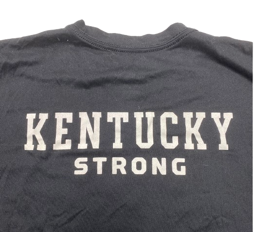 Emma Grome Kentucky Volleyball SIGNED Player Exclusive "Summer 2022 / Kentucky Strong" Strength & Conditioning Weight Room Workout Shirt (Size M)