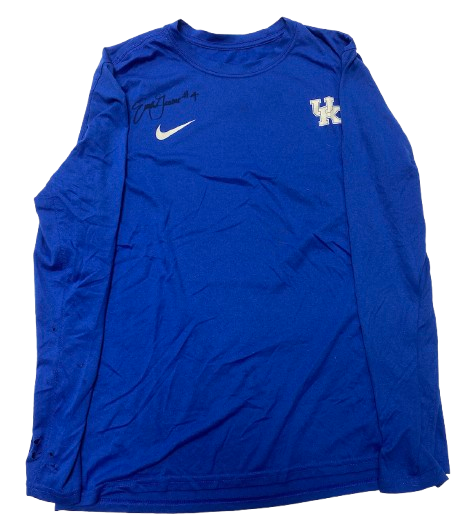 Emma Grome Kentucky Volleyball SIGNED Team Issued Practice Worn Long Sleeve Shirt (Size L)