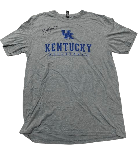 Emma Grome Kentucky Volleyball SIGNED Player Exclusive Workout Shirt (Size XL)