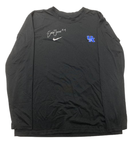 Emma Grome Kentucky Volleyball SIGNED Team Issued Long Sleeve Shirt (Size L)