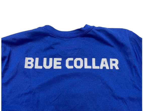 Emma Grome Kentucky Volleyball SIGNED Player Exclusive "Summer 2021 / Blue Collar" Workout Shirt (Size M)