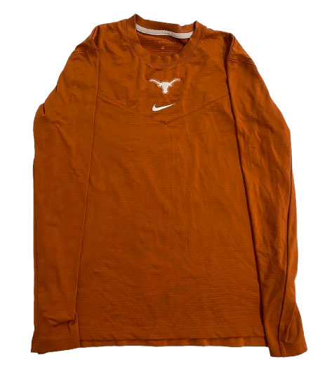 Keilan Robinson Texas Football Team Issued Long Sleeve Shirt (Size M)
