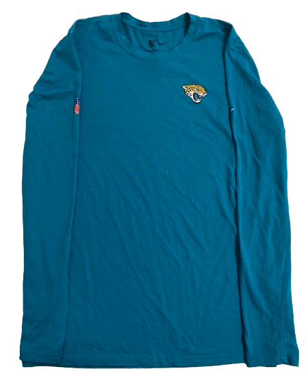 Keilan Robinson Jacksonville Jaguars Team Issued Long Sleeve Shirt (Size L)