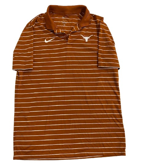 Keilan Robinson Texas Football Team Issued Polo Shirt (Size M)
