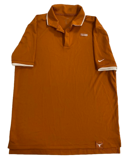 Keilan Robinson Texas Football Team Issued Polo Shirt (Size M)