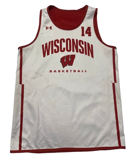 Carter Gilmore Wisconsin Basketball Player Exclusive Practice Jersey (Size XL)