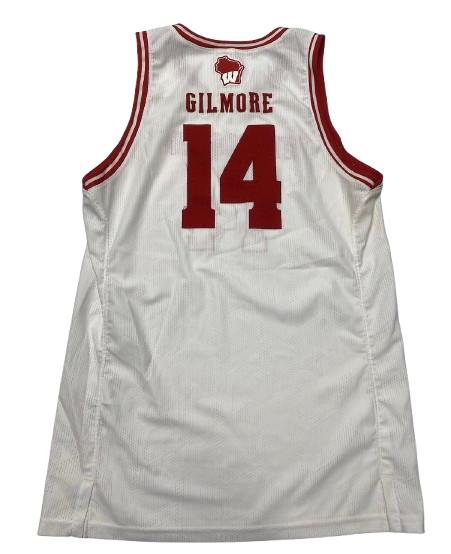 Carter Gilmore Wisconsin Basketball 2023 Game Worn Jersey (Size XL)