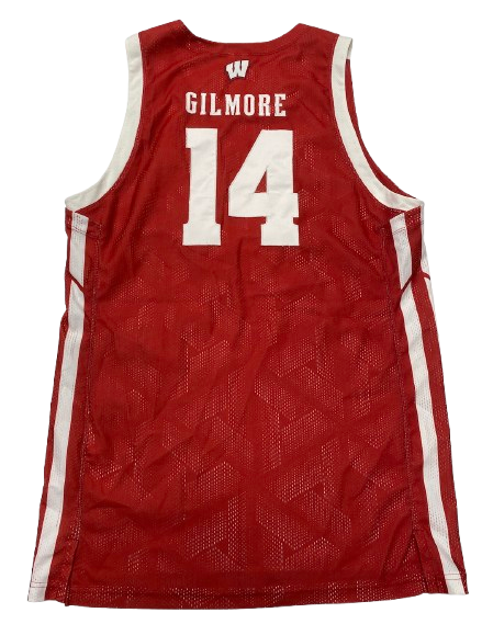 Carter Gilmore Wisconsin Basketball 2022 Game Worn Jersey (Size XL)
