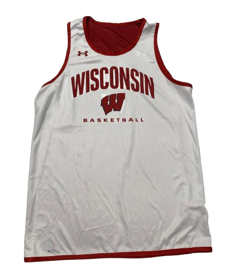Carter Gilmore Wisconsin Basketball Player Exclusive Practice Jersey (Size XL)