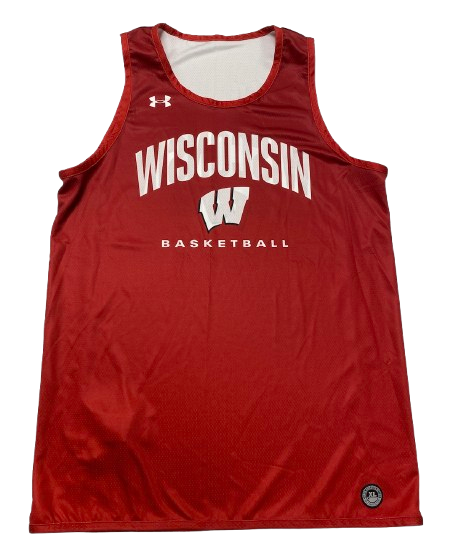Carter Gilmore Wisconsin Basketball Player Exclusive Practice Jersey (Size XL)