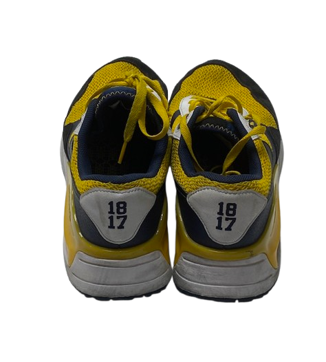Micah Davis Michigan Football Team Issued "Nike Air Max SYSTM Michigan" Shoes (Size 12)