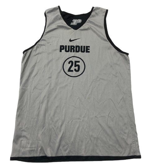 Ethan Morton Purdue Basketball Player Exclusive Reversible Practice Jersey (Size L)