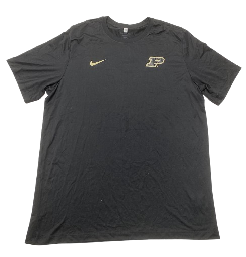 Ethan Morton Purdue Basketball Player Exclusive "2023 Maui Invitational" Champions Workout Shirt (Size XLT)
