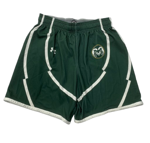 Ethan Morton Colorado State Basketball Player Exclusive Practice Shorts (Size L)