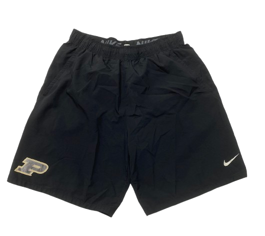Ethan Morton Purdue Basketball Team Issued Workout Shorts (Size L)